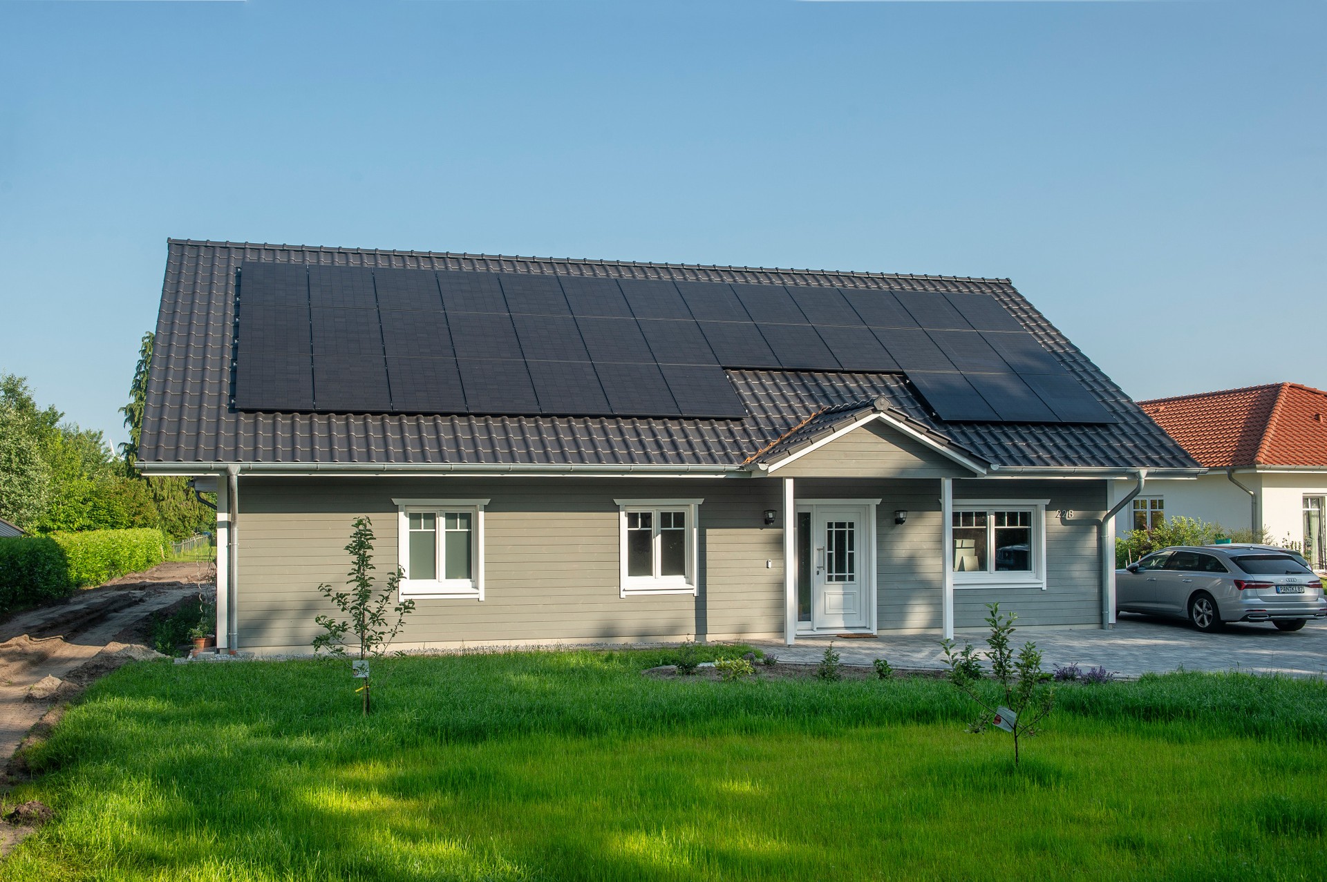 Schwedenhaus in Niedersachsen | Ein modernes, mit Mineralwolle gedämmtes Holzhaus | Foto von Knauf Insulation