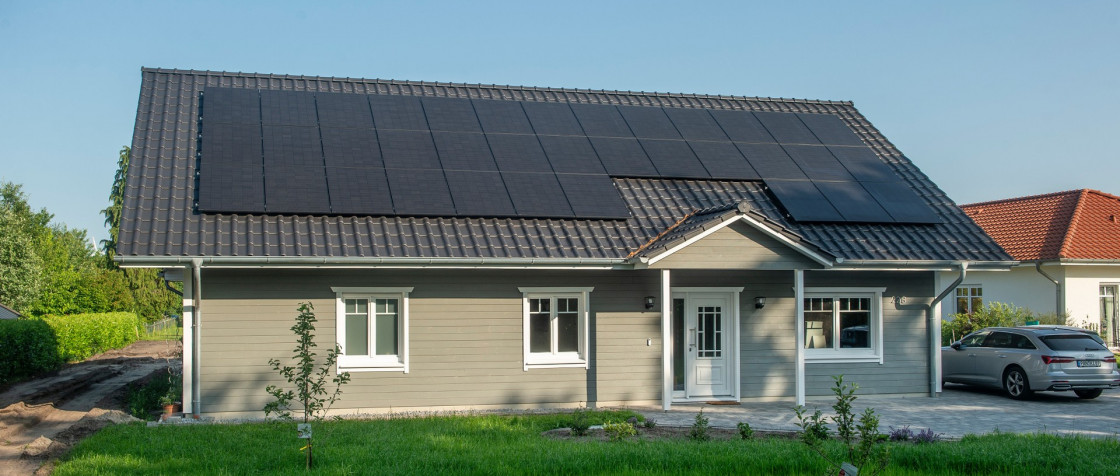 Schwedenhaus in Niedersachsen | Ein modernes, mit Mineralwolle gedämmtes Holzhaus | Foto von Knauf Insulation